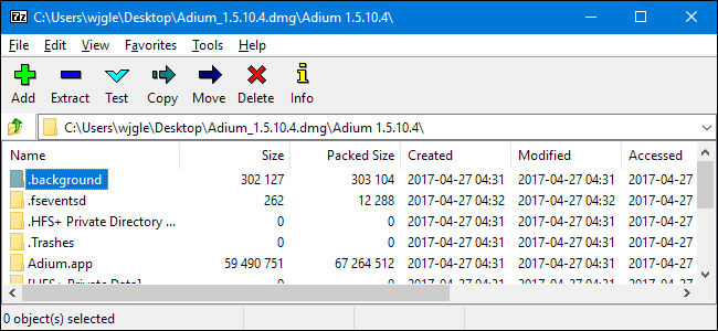 What windows files are similar to dmg files in firefox